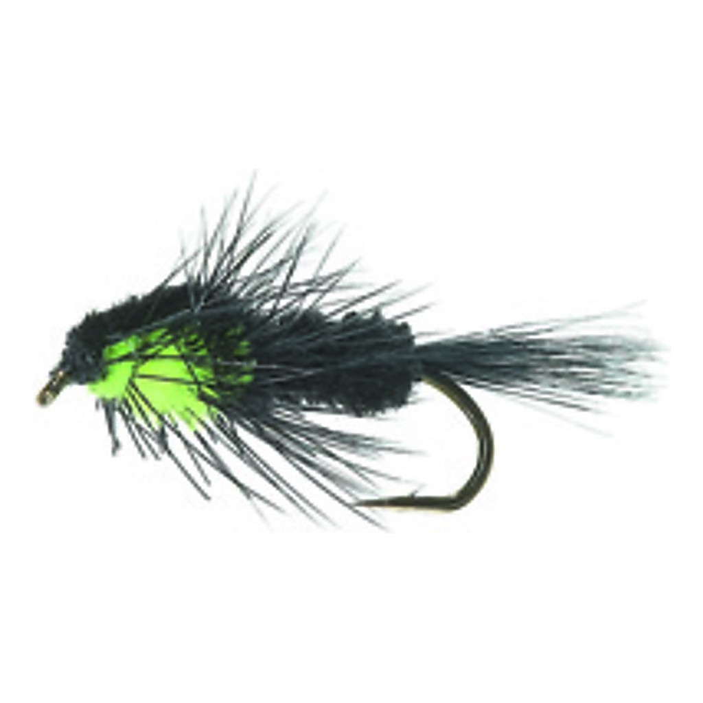 Montana Nymph Black/Fluo Green Daiichi 1710 #10 i gruppen Sluker / Fluer / Nymfer hos Sportfiskeprylar.se (FL22010)