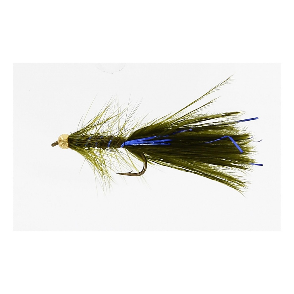 MiniNoblers Olive/Silver Daiichi 1560 #10 i gruppen Sluker / Fluer / Streamere hos Sportfiskeprylar.se (FL22045)