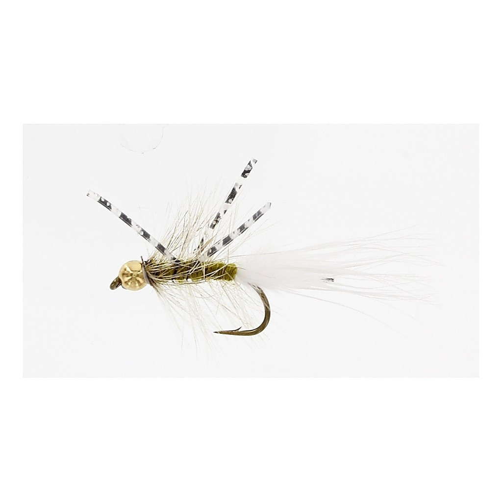 X-Fly Goldhead Olive Kamasan B170 #6 i gruppen Sluker / Fluer / Streamere hos Sportfiskeprylar.se (FL22050)
