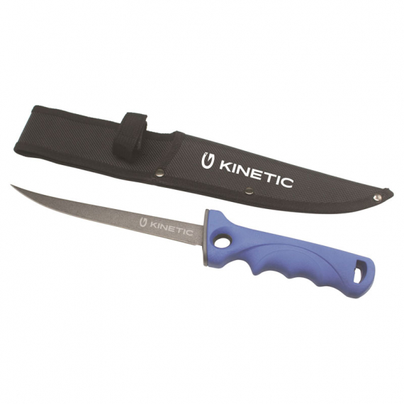 Kinetic Fillet Knife Soft Grip 7\'\' Blue/Black i gruppen Utstyr Og Tilbehør / Kniver Og Økser / Kniver / Filetkniv hos Sportfiskeprylar.se (G189-202-085)