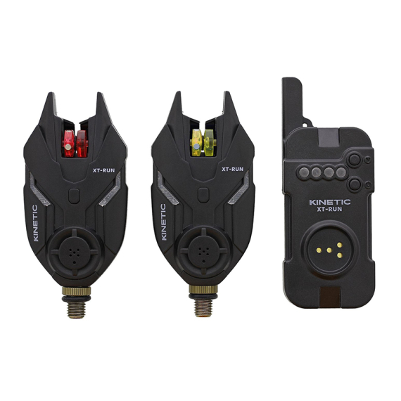 Kinetic Xt-Run Bite Alarm Set 2+1 Red & Yellow i gruppen Utstyr Og Tilbehør / Nappvarslere Og Indikatorer / Nappvarslere hos Sportfiskeprylar.se (G265-261-002)