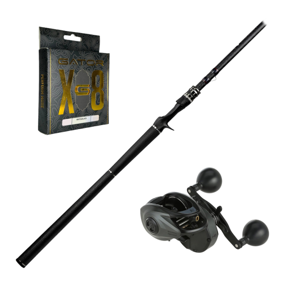 Gator Giant Bait Elixir 2.0 & Beast Combo 8\'6\'\' up to 300 Gram i gruppen Kombinasjoner / Kaste Kombinasjoner / Spinnfiskesett Gjedde hos Sportfiskeprylar.se (GATOLRELIXIRBEASTCOMBO)