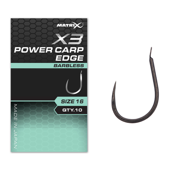 Matrix X3 Power Carp Edge Barbless i gruppen Kroker Og Terminal Takkel / Kroker / Singelkroker hos Sportfiskeprylar.se (GHK174r)