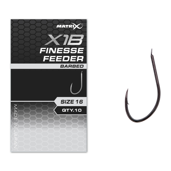 Matrix X1B Finesse Feeder Barbed i gruppen Kroker Og Terminal Takkel / Kroker / Singelkroker hos Sportfiskeprylar.se (GHK200r)