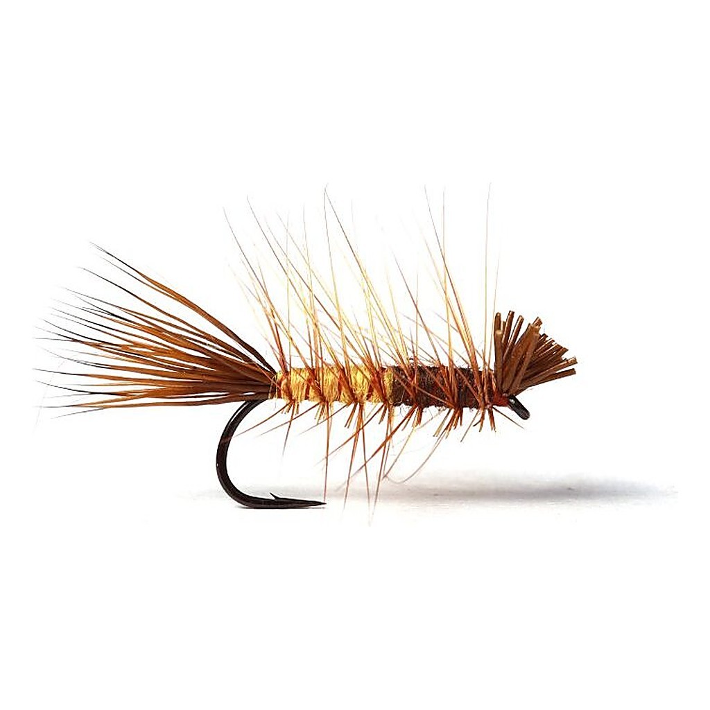 Super Dyret Brown/Yellow i gruppen Sluker / Fluer / Tørrflue hos Sportfiskeprylar.se (GL49651r)
