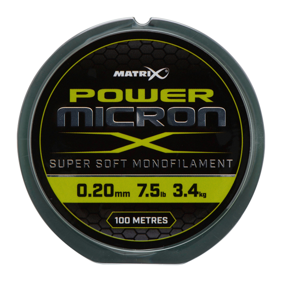 Matrix Power Micron X - 100m i gruppen Snører / Monofilament Snøre hos Sportfiskeprylar.se (GML028r)