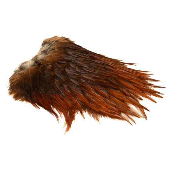 Indisk tuppsadel - Medium Brown i gruppen Kroker Og Terminal Takkel / Flue Binding / Fluebindingsmateriale / Fjær Og Nakke / Hakkel Og Nakker hos Sportfiskeprylar.se (GN15-5)