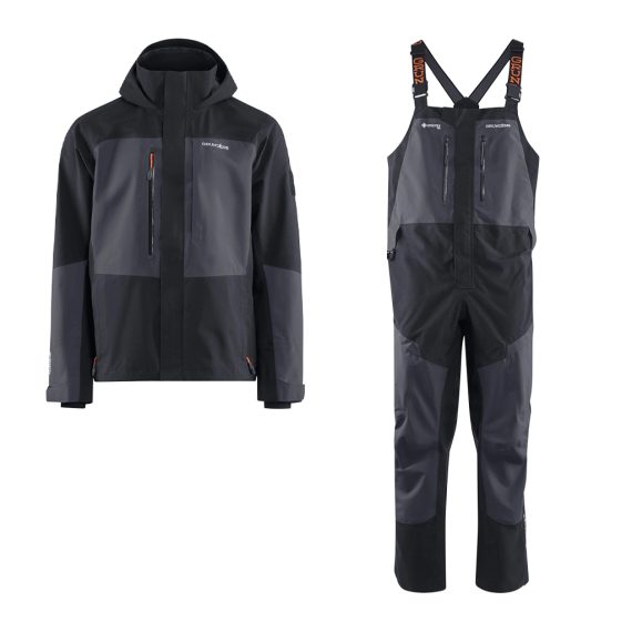 Grundéns Gore-Tex Pro Fishing Jacket & Bib Combo Obsidian i gruppen Klær Og Fottøy / Klær / Fiskedress hos Sportfiskeprylar.se (GRUNDENSGORETEXSET)