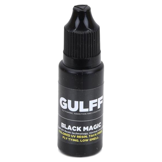 Gulff Black Magic 15ml i gruppen Utstyr Og Tilbehør / Superlim Og Epoxy / Uv-Lim hos Sportfiskeprylar.se (GU15BLK)