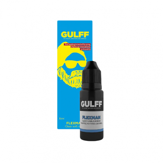 Gulff Flexman 15ml clear i gruppen Utstyr Og Tilbehør / Superlim Og Epoxy / Uv-Lim hos Sportfiskeprylar.se (GU15CX)
