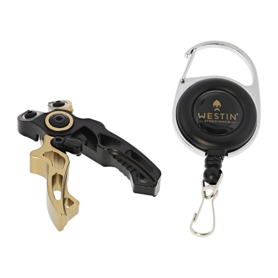 Westin Micro Line Cutter + Pin On Reel (Incl, Spare Blades) S 2,5\'\'/6,3cm Black Sand i gruppen Utstyr Og Tilbehør / Tenger Og Sakser / Linekutter Og Sakser hos Sportfiskeprylar.se (H024-S-627)