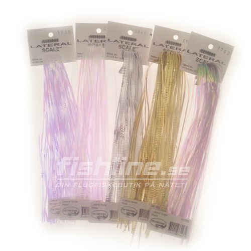 Lateral Scale - Pearl Black i gruppen Kroker Og Terminal Takkel / Flue Binding / Fluebindingsmateriale / Flash Og Syntetisk hos Sportfiskeprylar.se (H1760)