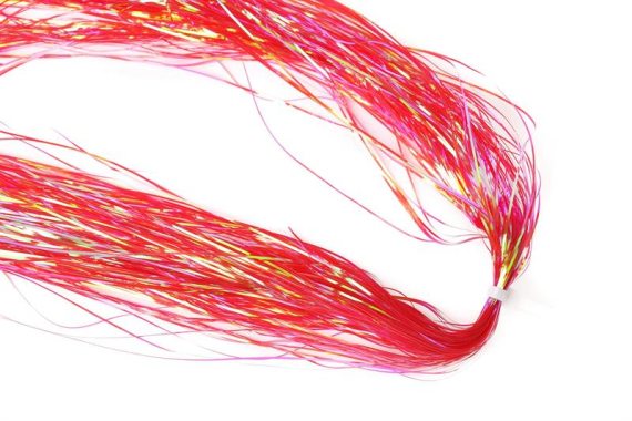 Flashabou Magnum - Pearl Dyed Red i gruppen Kroker Og Terminal Takkel / Flue Binding / Fluebindingsmateriale / Flash Og Syntetisk hos Sportfiskeprylar.se (H3430)