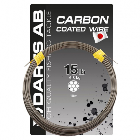 Darts Carbon Coated Wire i gruppen Kroker Og Terminal Takkel / Ledere Og Fortommsmaterialer / Fortommsmaterialer / Wire hos Sportfiskeprylar.se (H511-60r)