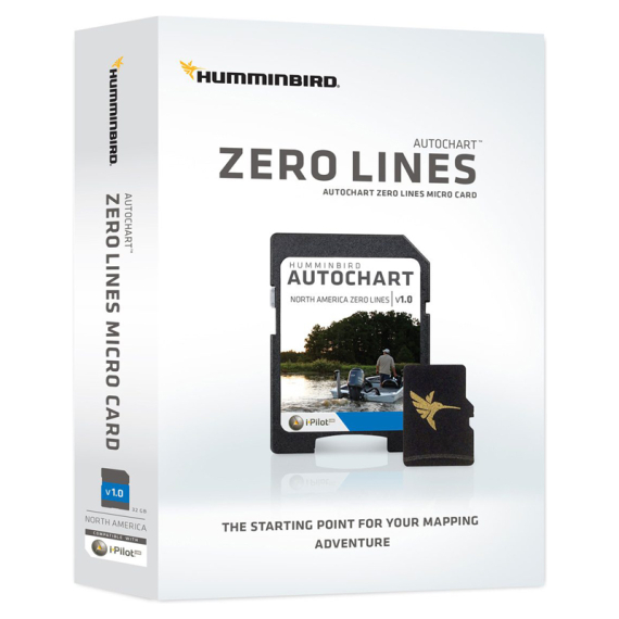 Humminbird AutoChart ZeroLine, SD kort i gruppen Båtelektronikk / Kart hos Sportfiskeprylar.se (H600033-1M)