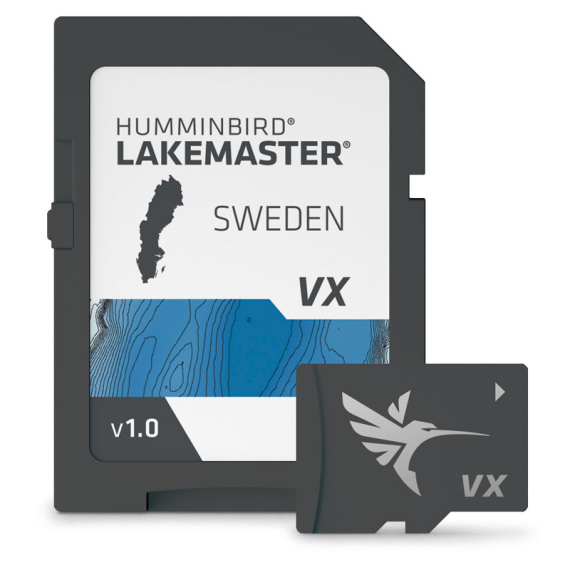 Humminbird Lakemaster VX Standard Sweden i gruppen Båtelektronikk / Kart hos Sportfiskeprylar.se (H601022-1LMB)