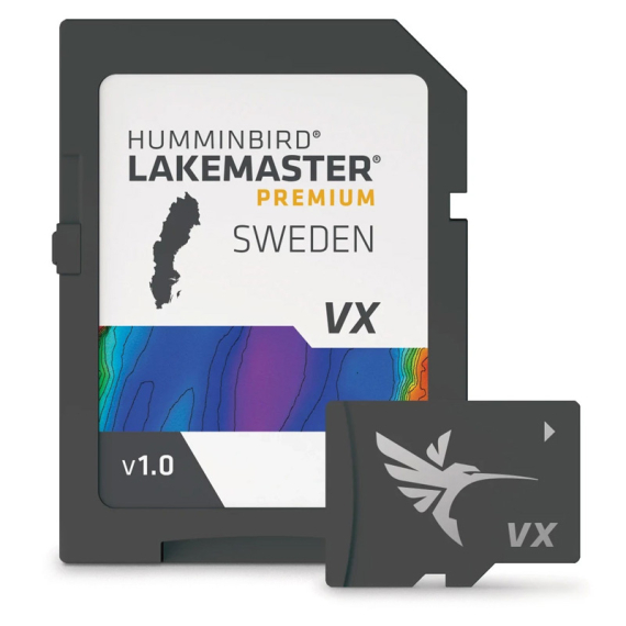 Humminbird Lakemaster VX Premium Sweden i gruppen Båtelektronikk / Kart hos Sportfiskeprylar.se (H602022-1)