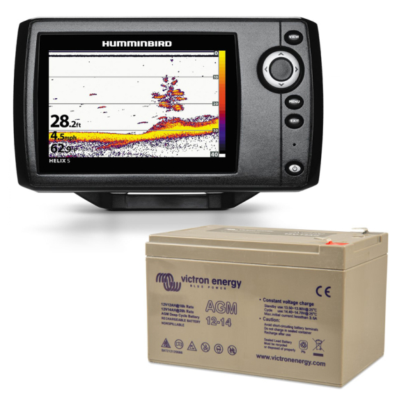 Humminbird Helix 5 Victron 14Ah Battery Combo i gruppen Båtelektronikk / Ekkolodd Og Kartplottere / Kartplotter Med Ekkolodd hos Sportfiskeprylar.se (HELIX5BATTERYSET)