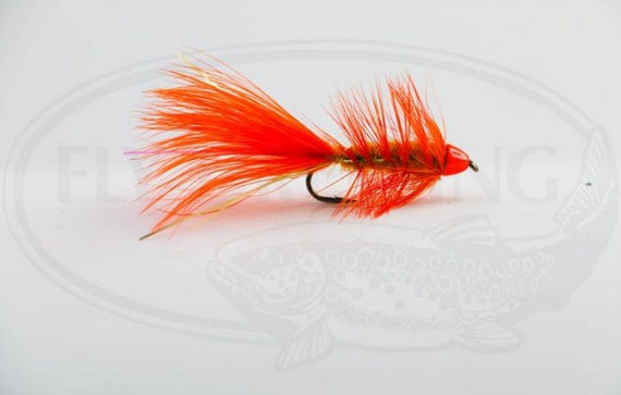 Wolly Bugger Cone Orange size 8 i gruppen Sluker / Fluer / Streamere hos Sportfiskeprylar.se (HF1221-8)