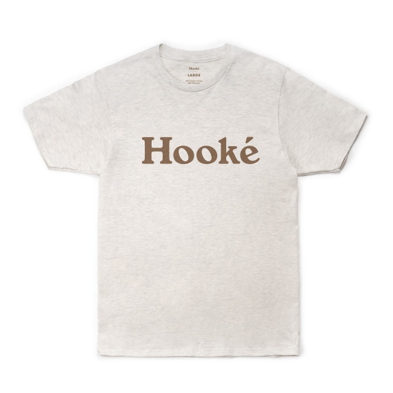 Hooke Original Tee Oatmeal i gruppen Klær Og Fottøy / Klær / T-Skjorte hos Sportfiskeprylar.se (HK19FW-TS1-OAT-Sr)