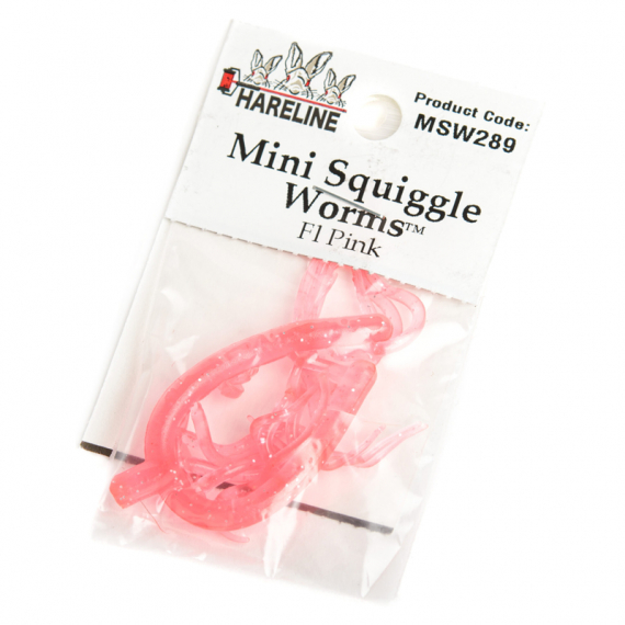 Mini Squiggle Worms #289 Fl Pink i gruppen Kroker Og Terminal Takkel / Flue Binding / Fluebindingsmateriale / Andre Syntetiske Materialer hos Sportfiskeprylar.se (HL-MSW289)