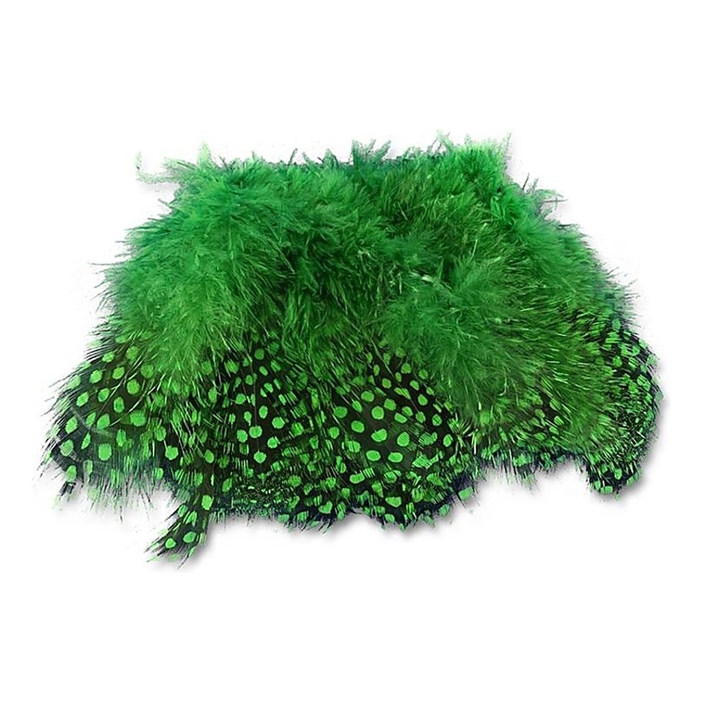 Strung Guinea Feathers Green Highlander # 184 i gruppen Kroker Og Terminal Takkel / Flue Binding / Fluebindingsmateriale / Fjær Og Nakke / Andre Typer Fjær hos Sportfiskeprylar.se (HL-SGF184)