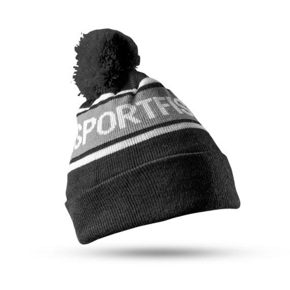 Söder Sportfiske Knitted Beanie Black/Grey i gruppen Klær Og Fottøy / Caps Og Annet Hodeplagg / Luer Og Annet Hodeplagg hos Sportfiskeprylar.se (HW2012BLGSS)