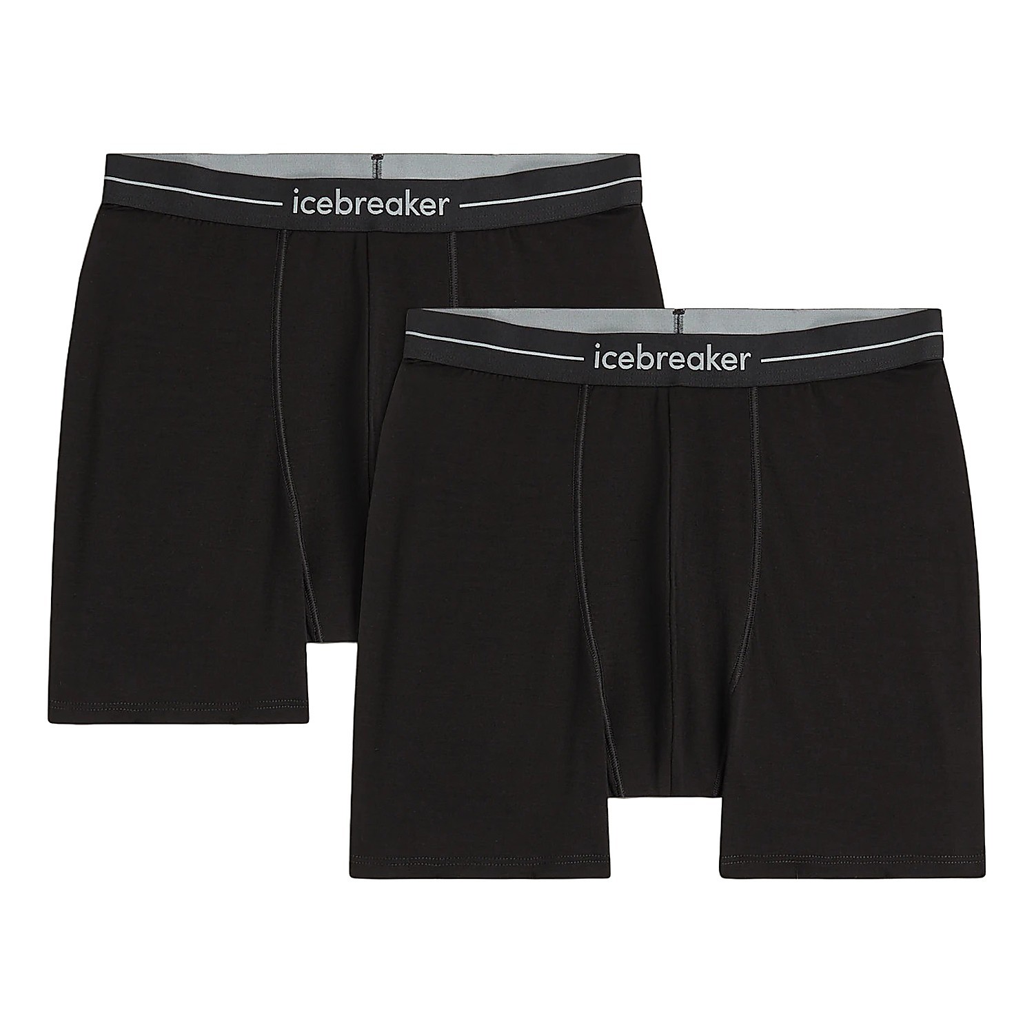 Icebreaker M\'s Merino 150 Anatomica Boxers 2 Pack Black i gruppen Klær Og Fottøy / Klær / Mellomlag Og Undertøy / Undertøy hos Sportfiskeprylar.se (IB0A57E50011001r)