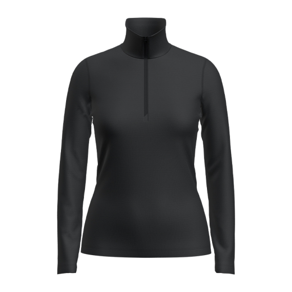 Icebreaker Womens 200 Oasis LS Half Zip Black i gruppen Klær Og Fottøy / Klær / Mellomlag Og Undertøy / Superundertøy Genser/T-Skjorte hos Sportfiskeprylar.se (IBB043800011007r)