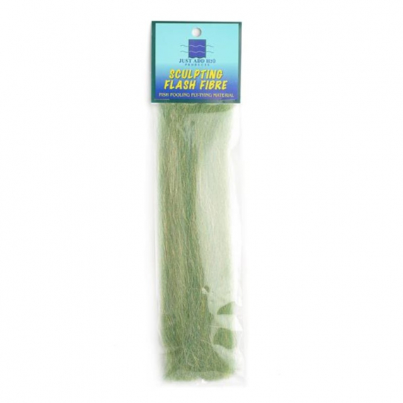 Sculpting Flash Fibre - Dark Olive i gruppen Kroker Og Terminal Takkel / Flue Binding / Fluebindingsmateriale / Flash Og Syntetisk hos Sportfiskeprylar.se (JA-SCFF64)