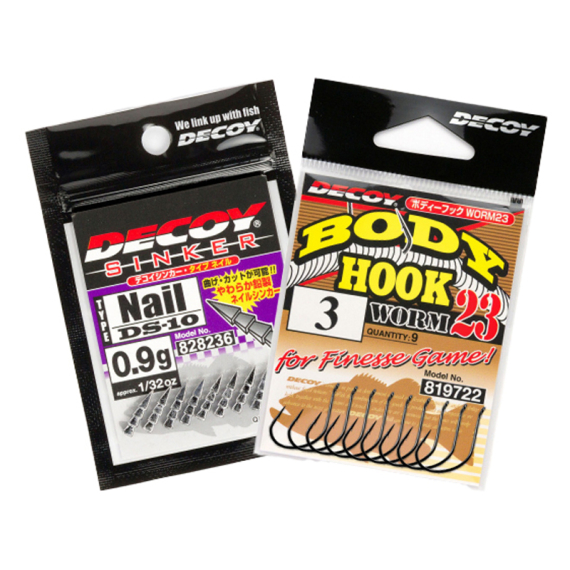 Decoy Neko/Wacky Rig Bundle i gruppen Kroker Og Terminal Takkel / Ferdiglagde Rigger / Ferdiglagde Abbor-Fortommer hos Sportfiskeprylar.se (JDMNEKOREGBUNDLE)