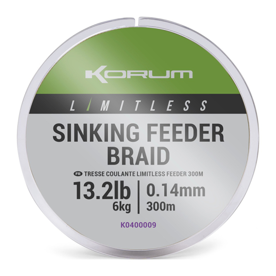 Korum Limitless Sinking Feeder Braid 0,16mm i gruppen Snører / Specimenliner hos Sportfiskeprylar.se (K0400010)