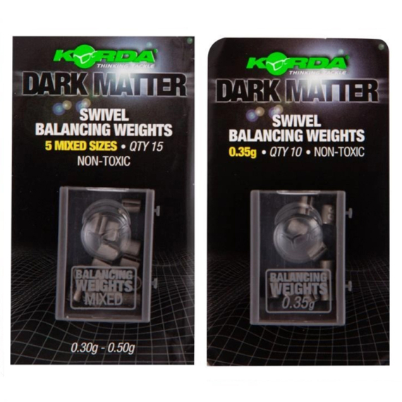 Korda Dark Matter Balancing Weights i gruppen Kroker Og Terminal Takkel / Rigg Tilbehør / Annet Rig Tilbehør hos Sportfiskeprylar.se (KDMW01r)