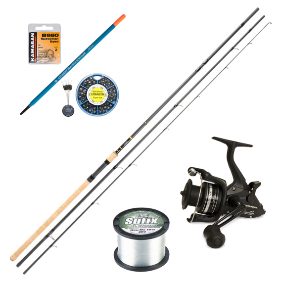 Korum 13\' Glide Power Float Rod Starting Kit Combo i gruppen Kombinasjoner / Specimensett / Duppfiske & Waggler-sett hos Sportfiskeprylar.se (KORUMSTARTINGKITCOMBO)