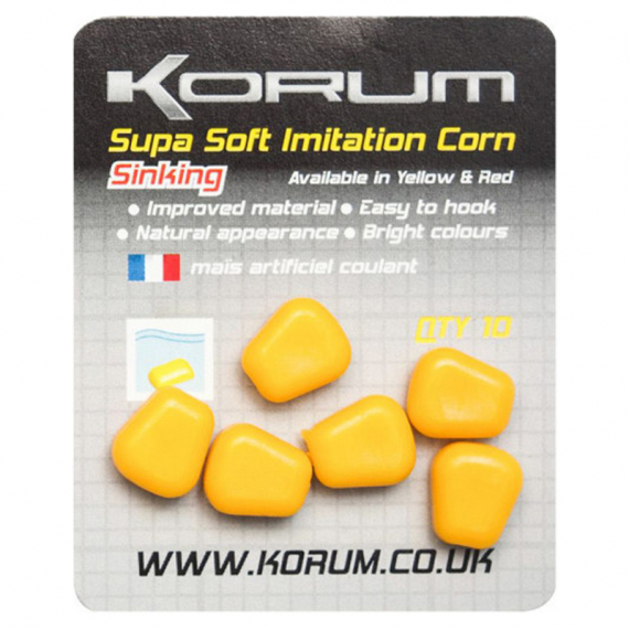 Korum Supa Soft Imitation Corn i gruppen Sluker / Boilies Og Grunnfõr / Kunstagn hos Sportfiskeprylar.se (KSSICS-Yr)