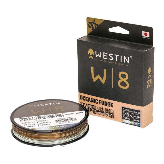Westin W8 9-Braid Oceanic Forge 300m i gruppen Snører / Multifilament hos Sportfiskeprylar.se (L019-285-300r)