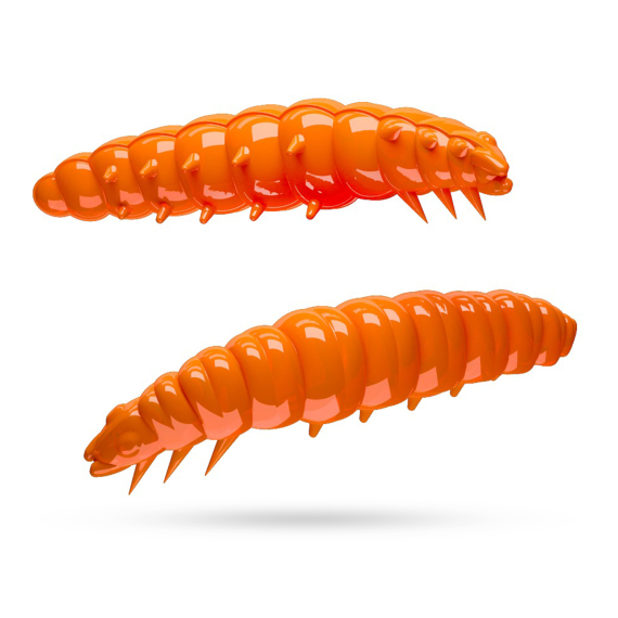 Libra Lures Larva 30 Krill (15-pack) - Hot Orange i gruppen Sluker / Softbaits / Kreps Og / Creaturebaits hos Sportfiskeprylar.se (L30K15P-011)