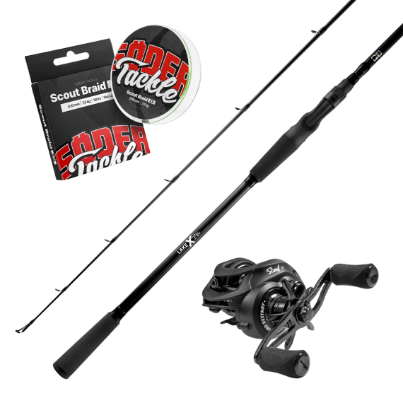 Lake X Pike Casting Casting Combo 8\' 15-60g i gruppen Kombinasjoner / Kaste Kombinasjoner / Spinnfiskesett Gjedde hos Sportfiskeprylar.se (LAKEXPIKE60SCOUTBC)