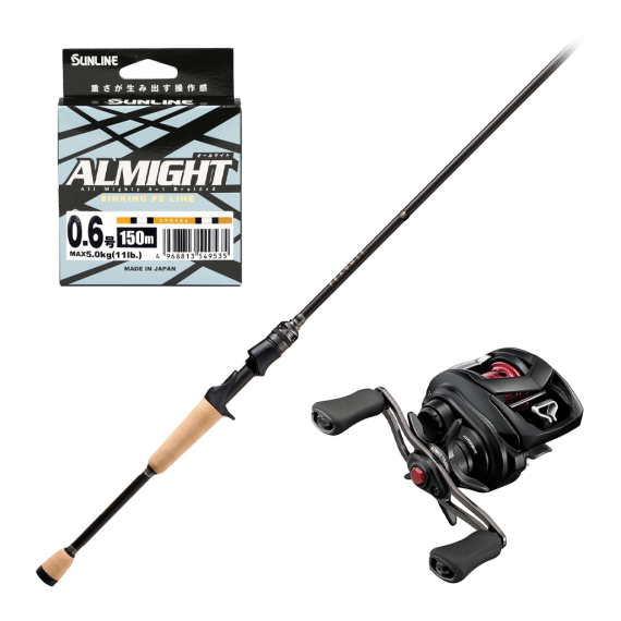 Megabass Levante - F2-66LV BFS & Tatula Combo i gruppen Kombinasjoner / Kaste Kombinasjoner / Kastesett Abbor hos Sportfiskeprylar.se (LEVANTE2026BFSSET)