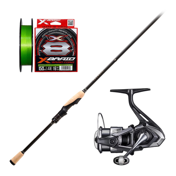 Megabass Levante - F3.1/2-70LVS Shakyhead & Miravel Combo i gruppen Kombinasjoner / Spinnsett / Abbor Spinnsett hos Sportfiskeprylar.se (LEVATNE26MIRAVEL)