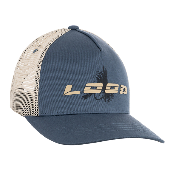 Loop Fly Trucker Cap - Blue Gray i gruppen Klær Og Fottøy / Caps Og Annet Hodeplagg / Caps hos Sportfiskeprylar.se (LFTC01-702)