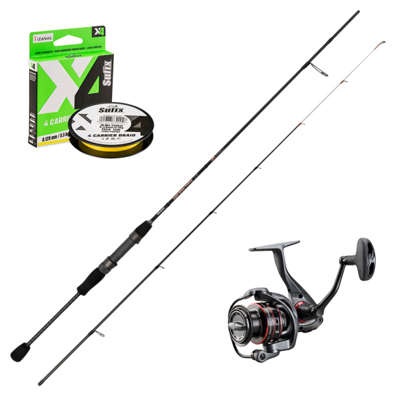 Okuma Light Range Fishing UFR 6\'1\'\' 185cm 1-7g Combo i gruppen Kombinasjoner / Spinnsett / Edel Fisk Spinnsett hos Sportfiskeprylar.se (LIGHTRANGECEYMARCOMBO)