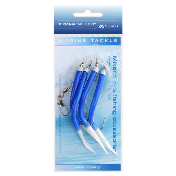 Mikado Gummi Makk Rig i gruppen Sluker / Havfiskepilker / Hekler Og Havfisketakkel hos Sportfiskeprylar.se (LS-A220-20r)