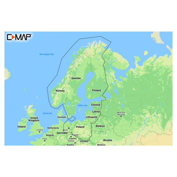 C-MAP Discover - Baltic i gruppen Båtelektronikk / Kart hos Sportfiskeprylar.se (M-EN-Y055-MS)