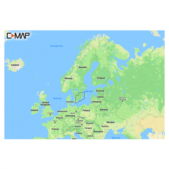 C-MAP Discover - Malmö - Valdermarsvik i gruppen Båtelektronikk / Kart hos Sportfiskeprylar.se (M-EN-Y207-MS)
