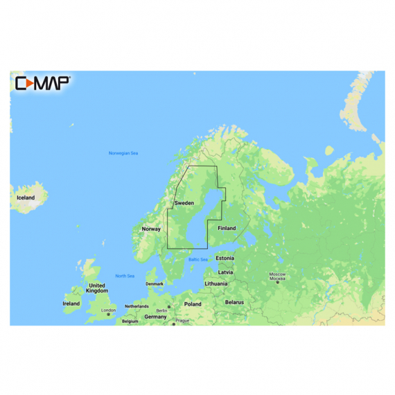 C-MAP Discover - Gulf Of Bothnia i gruppen Båtelektronikk / Kart hos Sportfiskeprylar.se (M-EN-Y209-MS)