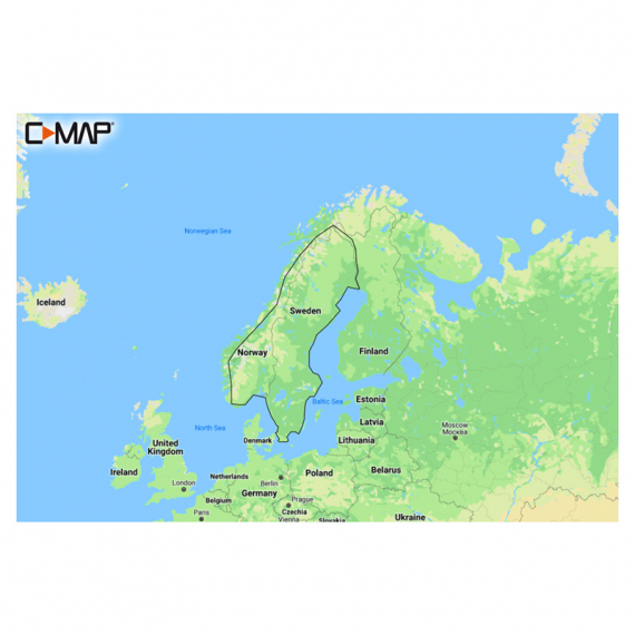 C-MAP Discover - Scandinavia Inland Waters i gruppen Båtelektronikk / Kart hos Sportfiskeprylar.se (M-EN-Y210-MS)