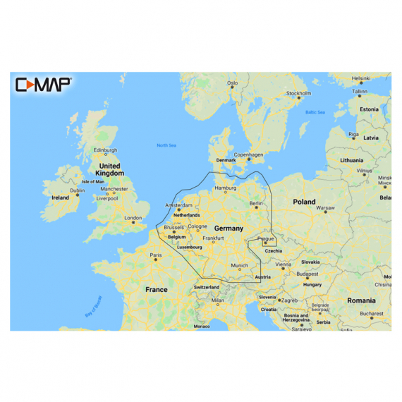 C-MAP Discover - Germany & Netherland Inland i gruppen Båtelektronikk / Kart hos Sportfiskeprylar.se (M-EN-Y215-MS)