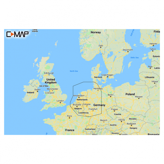 C-MAP Discover - Benelux Inland & Coastal i gruppen Båtelektronikk / Kart hos Sportfiskeprylar.se (M-EN-Y216-MS)