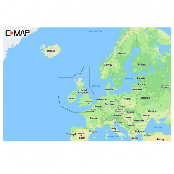 C-MAP Discover - United Kingdom & Ireland i gruppen Båtelektronikk / Kart hos Sportfiskeprylar.se (M-EW-Y200-MS)